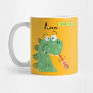 Green DINO BOBA Mug